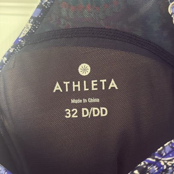 Athleta Blue Baja Paisley Swimsuit Set - Picture 6 of 14